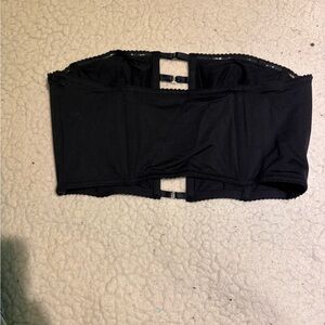 Victoria's Secret Black Strapless Top NWT L